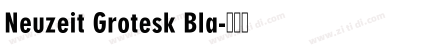 Neuzeit Grotesk Bla字体转换 Neuzeit Grotesk Bla字体转换
